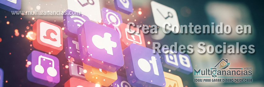 Crea Contenido en redes sociales